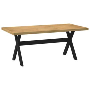  Dining Table NOAIN X-Shaped Legs 180x90x75 cm Solid Wood Pine