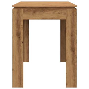  Dining Table Artisan Oak 120x60x76 cm Engineered Wood