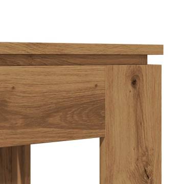  Dining Table Artisan Oak 120x60x76 cm Engineered Wood