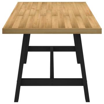  Dining Table NOAIN A-Shaped Legs 180x90x75 cm Solid Wood Pine