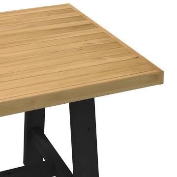  Dining Table NOAIN A-Shaped Legs 180x90x75 cm Solid Wood Pine