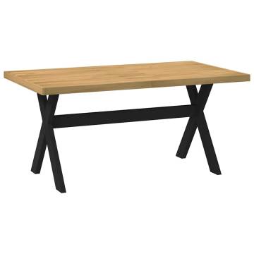  Dining Table NOAIN X-Shaped Legs 160x90x75 cm Solid Wood Pine