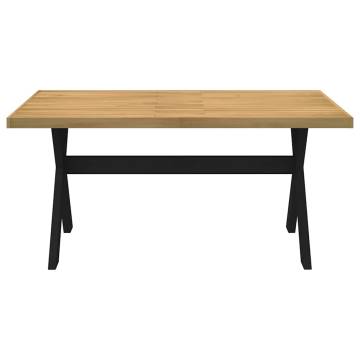  Dining Table NOAIN X-Shaped Legs 160x90x75 cm Solid Wood Pine