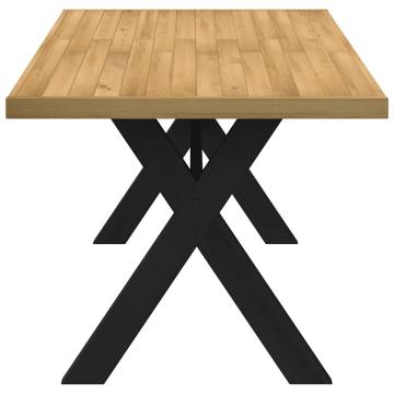  Dining Table NOAIN X-Shaped Legs 160x90x75 cm Solid Wood Pine