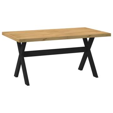  Dining Table NOAIN X-Shaped Legs 160x90x75 cm Solid Wood Pine