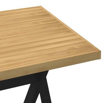  Dining Table NOAIN X-Shaped Legs 160x90x75 cm Solid Wood Pine