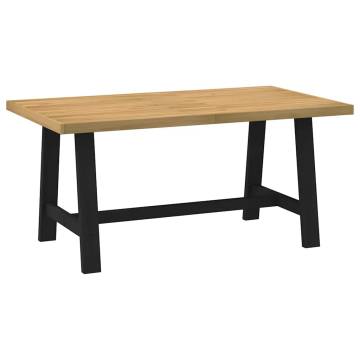  Dining Table NOAIN A-Shaped Legs 160x90x75 cm Solid Wood Pine