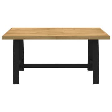  Dining Table NOAIN A-Shaped Legs 160x90x75 cm Solid Wood Pine