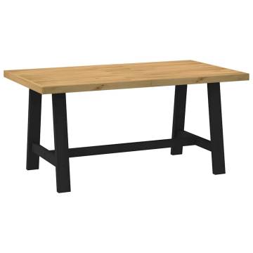  Dining Table NOAIN A-Shaped Legs 160x90x75 cm Solid Wood Pine