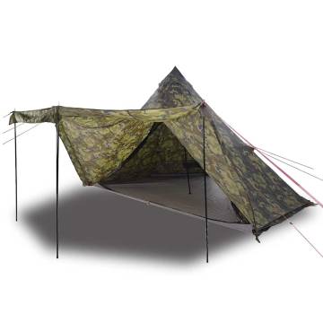  Family Tent Tipi 6-Person Camouflage Waterproof