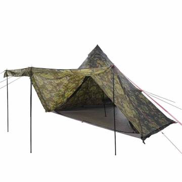  Family Tent Tipi 6-Person Camouflage Waterproof