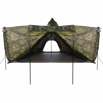  Family Tent Tipi 6-Person Camouflage Waterproof