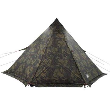  Family Tent Tipi 6-Person Camouflage Waterproof