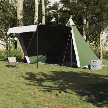  Family Tent Tipi 6-Person Green Waterproof