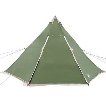  Family Tent Tipi 6-Person Green Waterproof