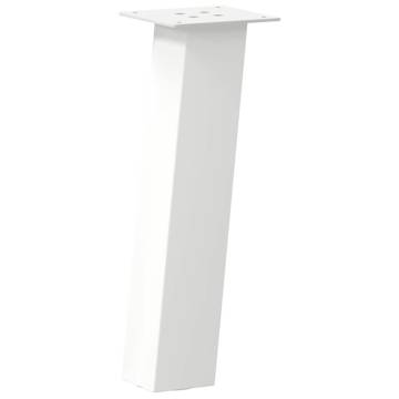  Coffee Table Legs 4 pcs White 30 cm Steel