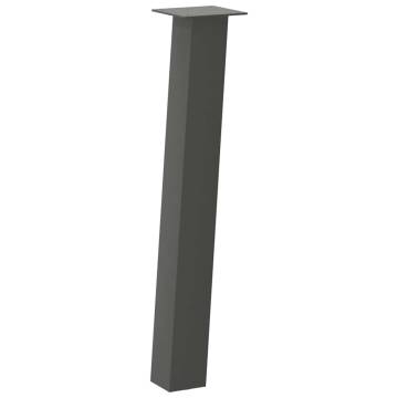  Coffee Table Legs 4 pcs Anthracite 72 cm Steel