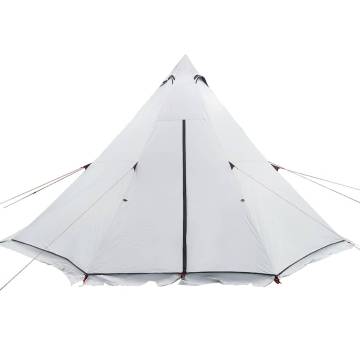  Family Tent Tipi 6-Person White Blackout Fabric Waterproof