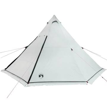  Family Tent Tipi 6-Person White Blackout Fabric Waterproof