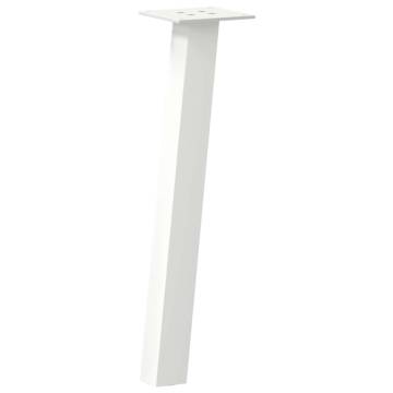  Coffee Table Legs 4 pcs White 30 cm Steel