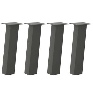  Coffee Table Legs 4 pcs Anthracite 30 cm Steel