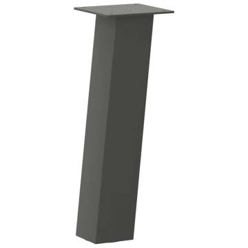  Coffee Table Legs 4 pcs Anthracite 30 cm Steel