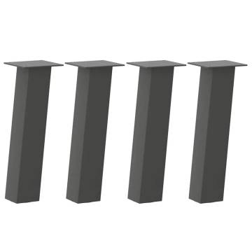  Coffee Table Legs 4 pcs Anthracite 42 cm Steel