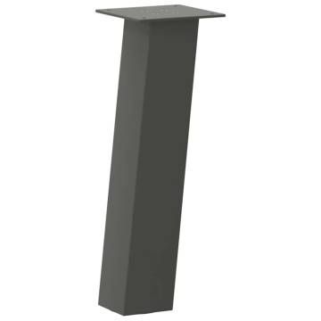  Coffee Table Legs 4 pcs Anthracite 42 cm Steel