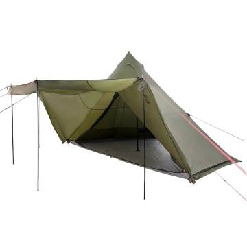  Family Tent Tipi 6-Person Olive Green Waterproof