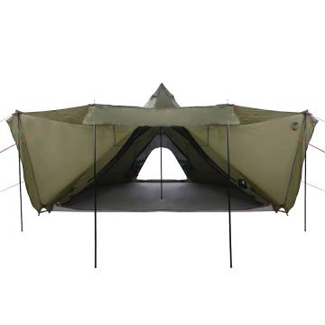  Family Tent Tipi 6-Person Olive Green Waterproof