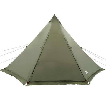  Family Tent Tipi 6-Person Olive Green Waterproof