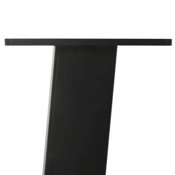  Coffee Table Legs 4 pcs Black 30 cm Steel