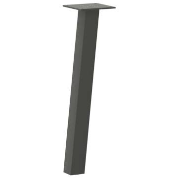  Coffee Table Legs 4 pcs Anthracite 30 cm Steel