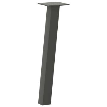  Coffee Table Legs 4 pcs Anthracite 42 cm Steel