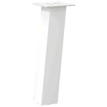  Coffee Table Legs 4 pcs White 42 cm Steel