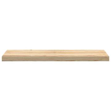  Stair Treads 2 pcs Untreated 90x30x2 cm Solid Wood Oak