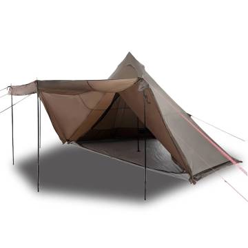  Family Tent Tipi 6-Person Brown Waterproof