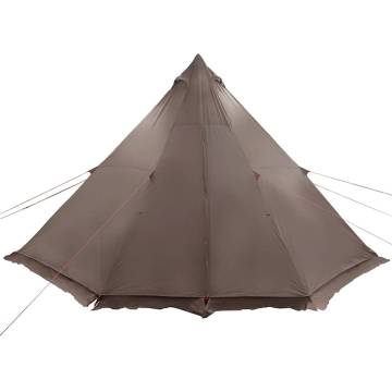  Family Tent Tipi 6-Person Brown Waterproof