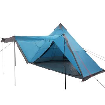  Family Tent Tipi 6-Person Blue Waterproof