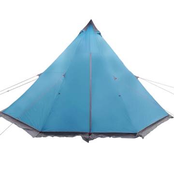  Family Tent Tipi 6-Person Blue Waterproof