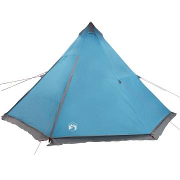  Family Tent Tipi 6-Person Blue Waterproof