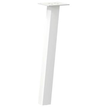  Coffee Table Legs 4 pcs White 42 cm Steel