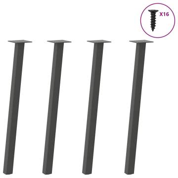  Coffee Table Legs 4 pcs Anthracite 72 cm Steel