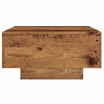  Coffee Table Old Wood 90x60x31 cm Engineered Wood