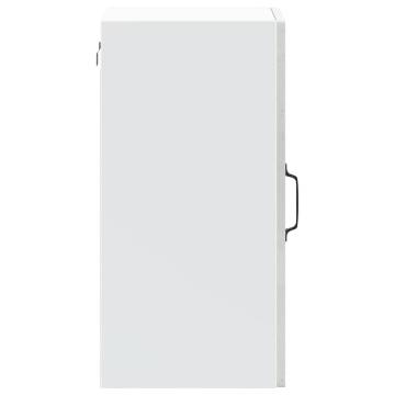  Kitchen Wall Cabinet with Glass Door Porto Concrete Grey