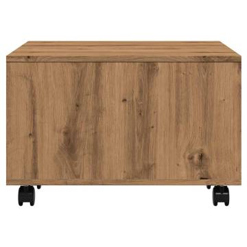  Coffee Table Artisan Oak 60x60x38 cm Engineered Wood