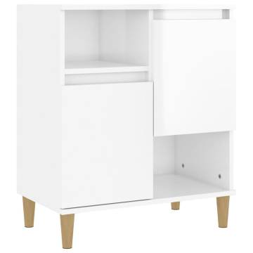 Sideboards 2 pcs High Gloss White 60x35x70 cm Engineered Wood