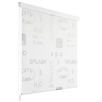 Shower Roller Blind 100x240 cm Splash