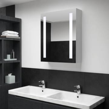 LED Bathroom Mirror Cabinet 50x13x70 cm