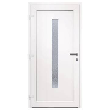 Front Door Anthracite 108x200 cm PVC